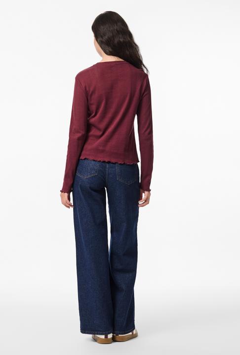 Produktbild Pieces Pcmarie Ls O-Neck Poin Top Jrs Noos Bc (XXL)