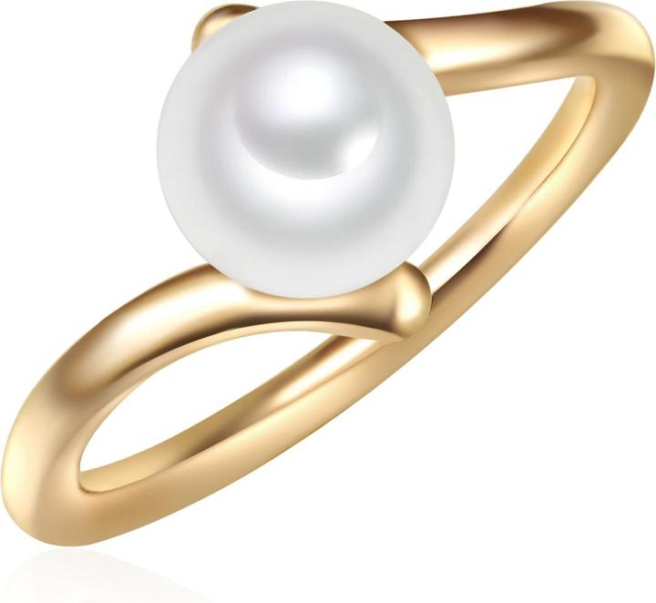 Immagine prodotto Valero Pearls Donna Argento 925 Perle d'acqua dolce coltivate Oro giallo - 11340 (64, 925 Argento)