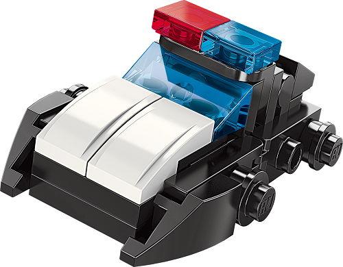 Actual product image Qman 10 mini sets each 3-in-1 fire brigade and SWAT team