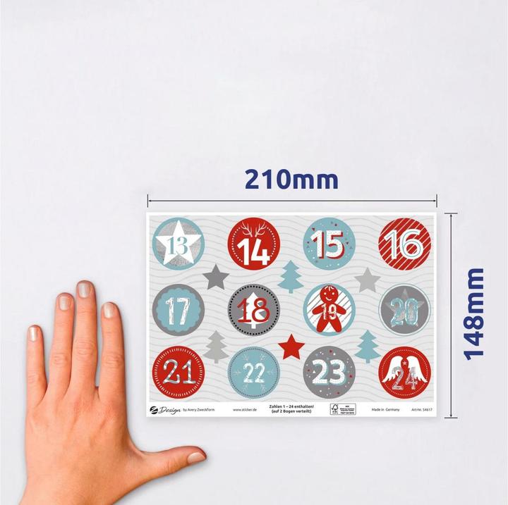 Produktbild Avery Weihnachtssticker