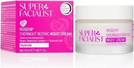Image du produit Super Facialist Rosehip Overnight Resync Night Cream SleepSmart Complex Moisturiser 50ml (50 ml, Crème de nuit)