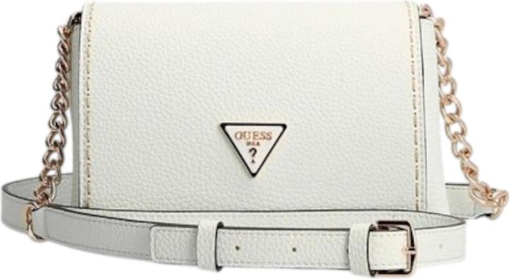 Guess Downtown Chic Mini, Synthetic Leather, Textile Bag, White, XG838578
