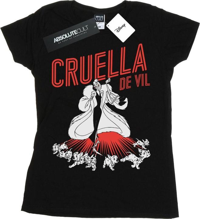 Immagine prodotto Disney Cruella De Vil Dalmatians Maglietta Donna (XXL)