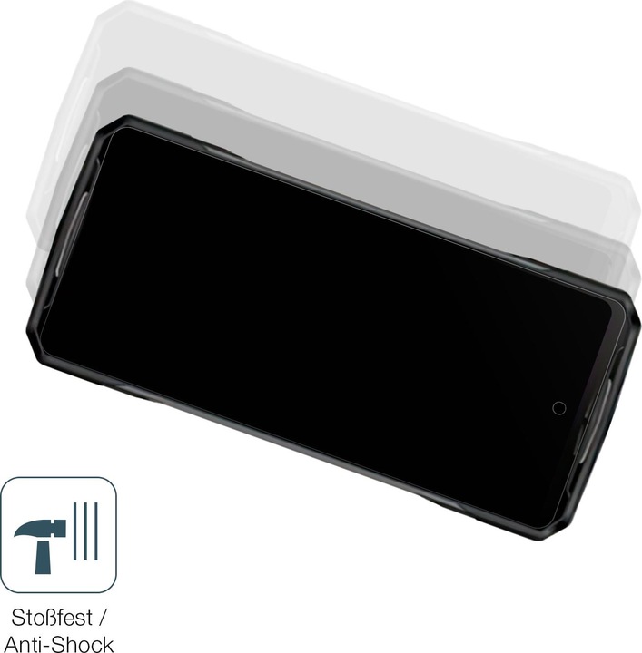 Actual product image Dipos Anti-Shock Screen Protector Matte (1 Piece, Doogee N40 Pro)