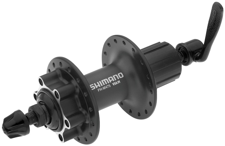 Actual product image Shimano Rear hub DEORE FH-M475 8/9/10/11-speed 135 mm 32-hole QR 6-hole (Disc brake Center lock)