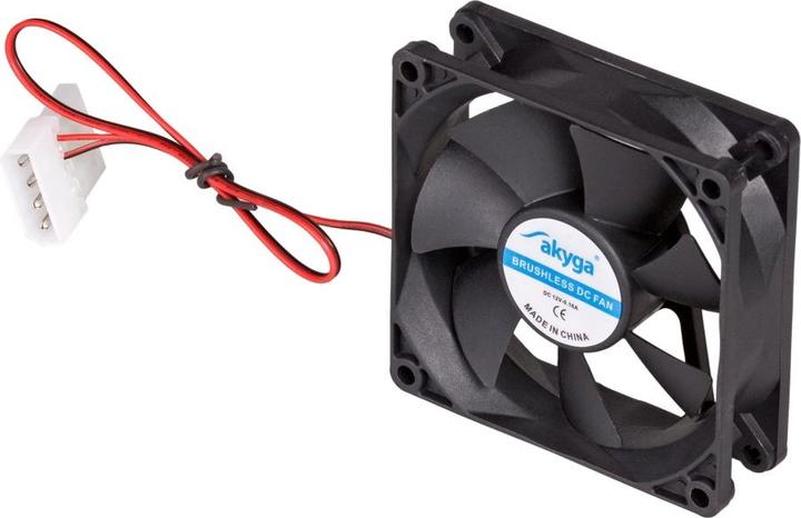 Produktbild Akyga AW-8A-BK Computerkühlsystem Computergehäuse Ventilator (e) (80 mm, 1 x)