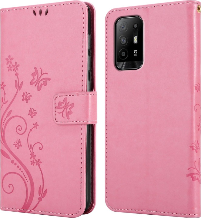 Produktbild Cadorabo Flower Book Hülle (Oppo A94 5G)