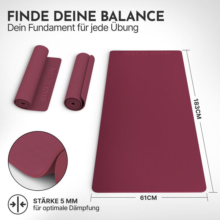 Produktbild Neolymp Yogamatte Taupe (5 mm)