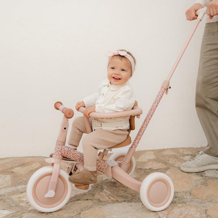 Produktbild Little Dutch Dreirad mit Griff Fairy Floral 4 in 1