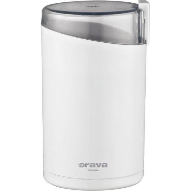 Orava KM-802 weiss / Kaffeemühle / Behälter 50 g / 130 W, Macinacaffè, Bianco