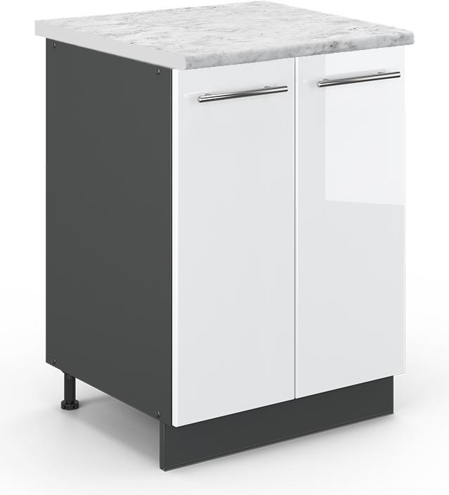 Charcoal, Marble-white, White High Gloss