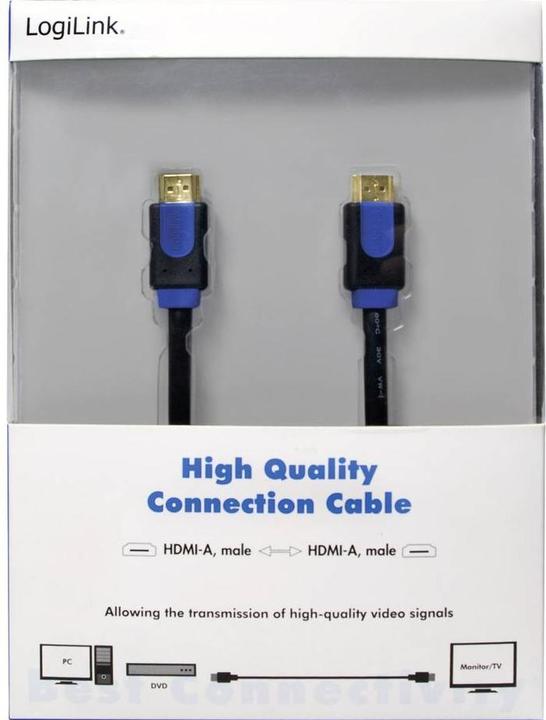 Image du produit LogiLink HDMI (Typ A) — HDMI (Typ A) (2 m, HDMI)