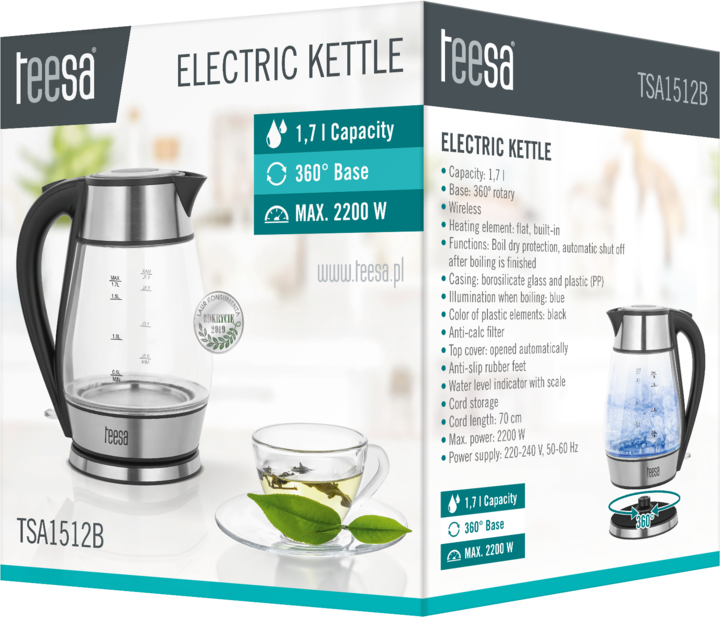 Immagine prodotto Teesa Bollitore wireless (1.70 l)