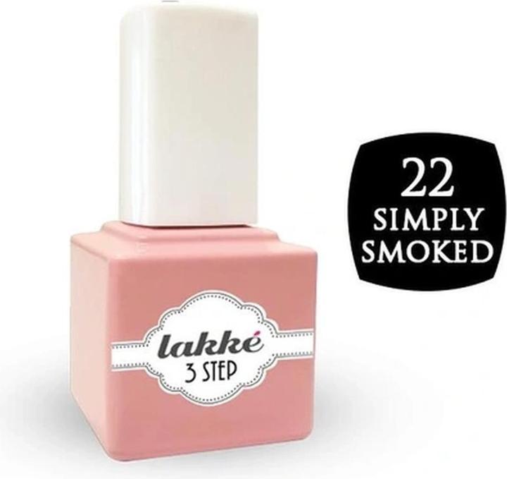 Actual product image VIP Lakke' 3 Step 22 7 Milliliters - Semi-Permanent Nail Polish