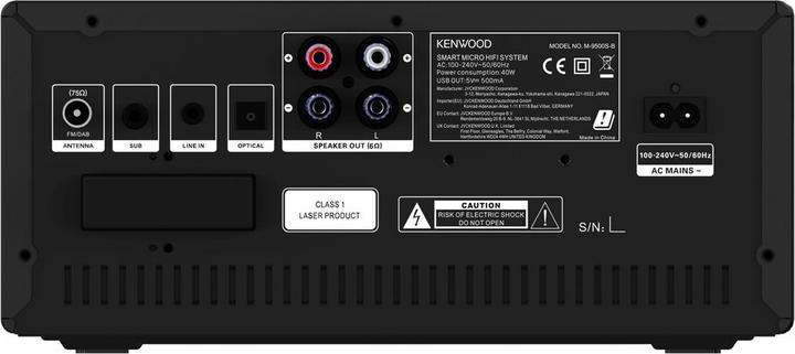 Immagine prodotto Kenwood M-9500S-B (WiFi, Bluetooth, Lettore CD, Spotify Connect, 2x 50 W)