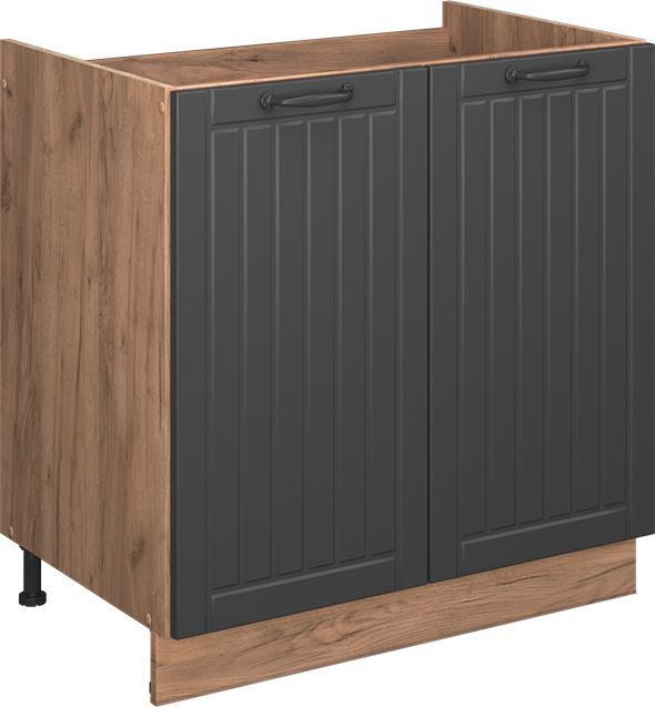 Anthrazit, Dunkelgrau, Goldkraft Eiche, Landhaus