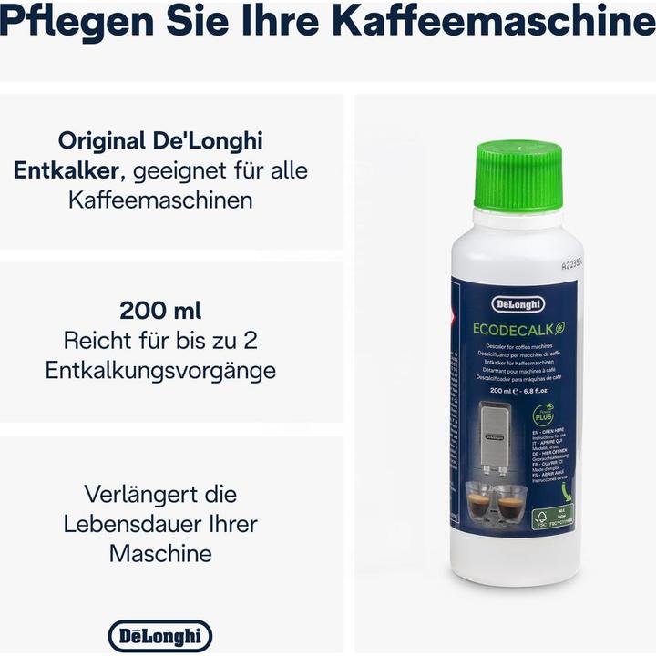 Actual product image De'Longhi EcoDecalc DLSC202 (200 ml)