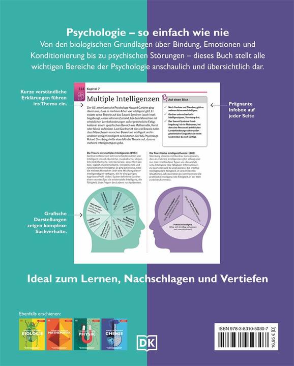 Actual product image VisuellesWissen.Psychologie (German, Ali Abbas, Catherine Collin, Joelie McCrary, Joseph Swope, Martyn Standage, Mo Hunter, Penny March, Stacey Bedwell, Svenja Tengs, Tom Buxton-Cope)