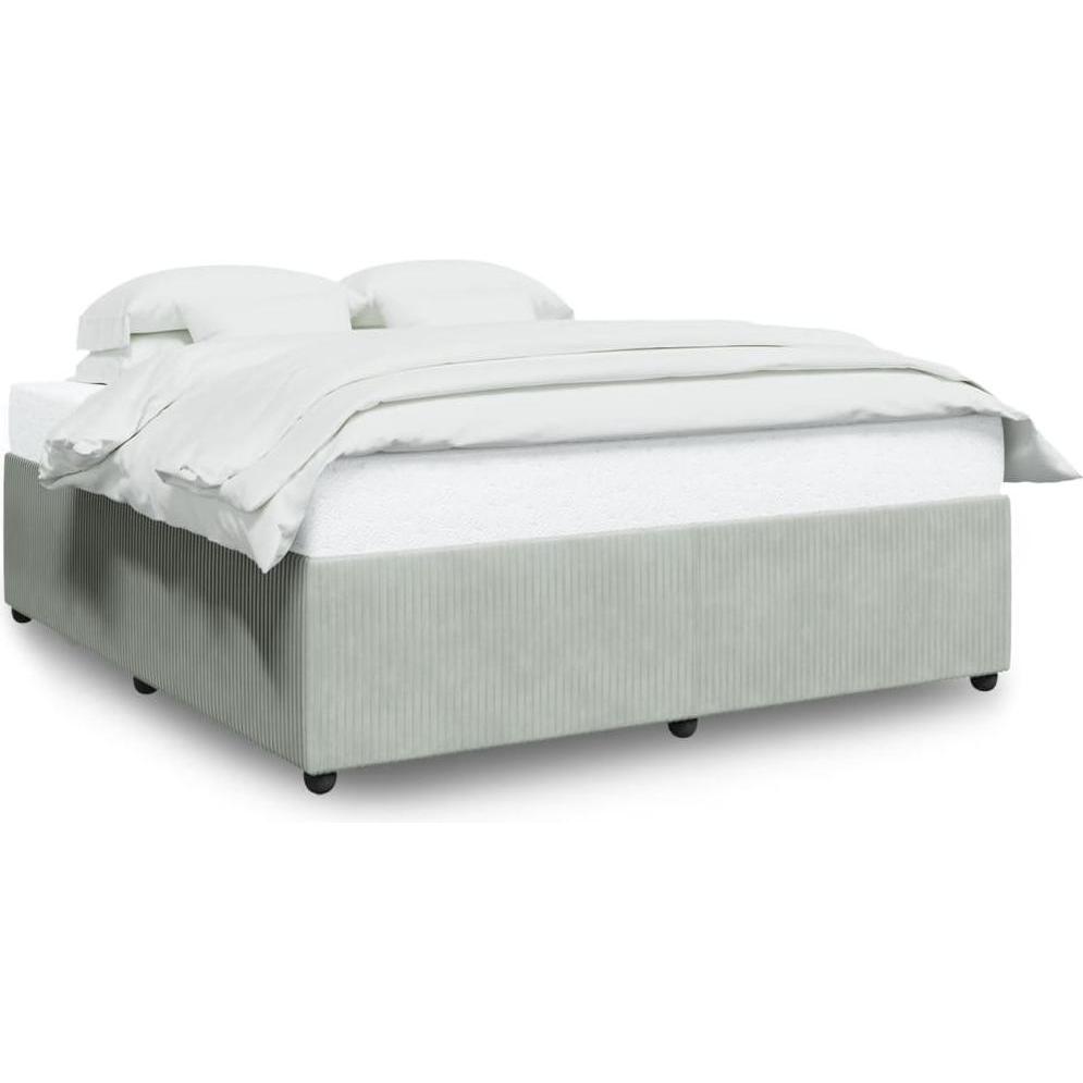 VidaXL, Bett, Bettgestell Samt (200 x 200 cm)