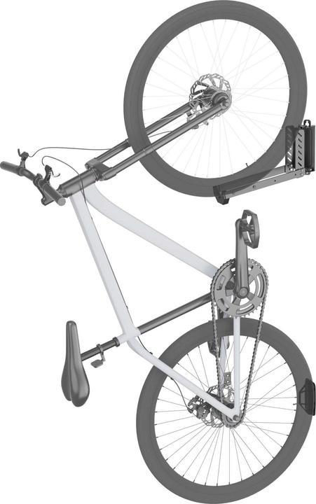 Actual product image Wiltec Bicycle wall mount 11.8x30.7-34x43.8-62.5cm up to 35kg Bicycle mount