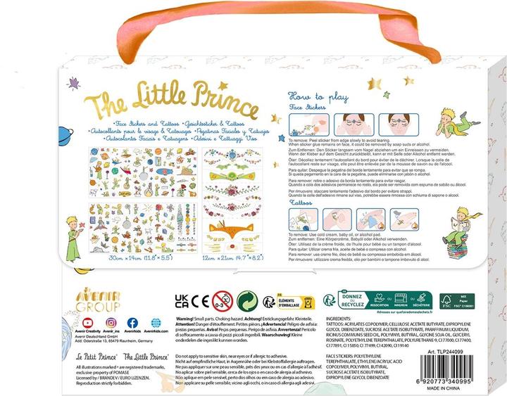 Actual product image Avenir Gesichtssticker & Tattoos Kleiner Prinz