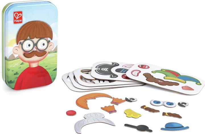 Actual product image Hape Magnetic laughing faces
