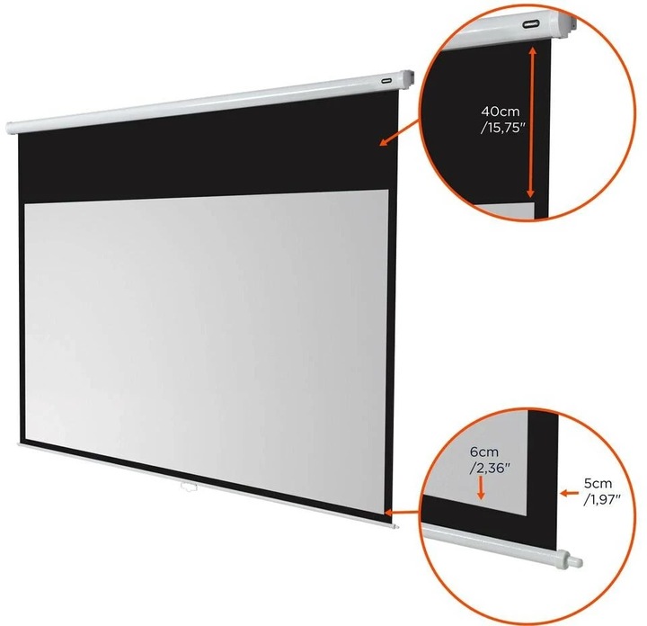 Actual product image Celexon Rollo Economy, Canvas, 16:9 (125.20", 16:9)