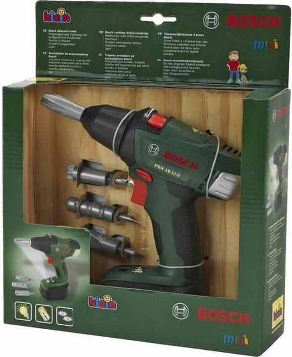 Actual product image Theo Klein Bosch cordless screwdrivers