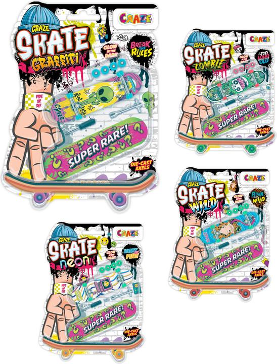 Produktbild Craze Finger-Skateboard Double Mix (Multilingual)
