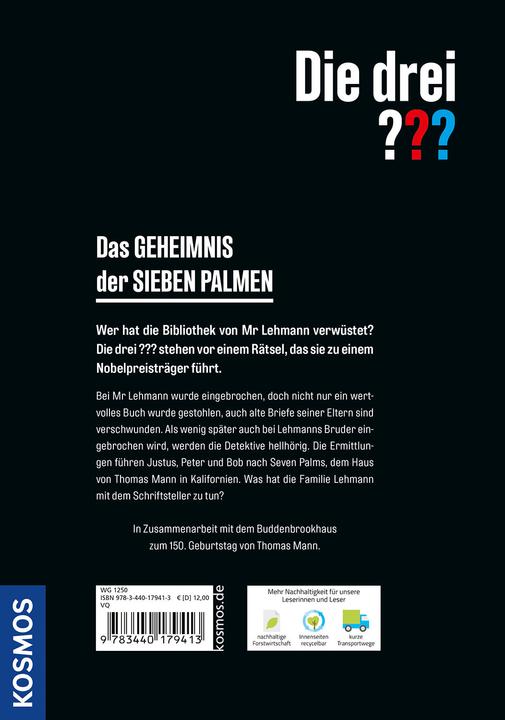 Produktbild Kosmos Sonnleitner:Die drei??? Das Geheimnis (Andreas Ruch, Marco Sonnleitner, Deutsch)