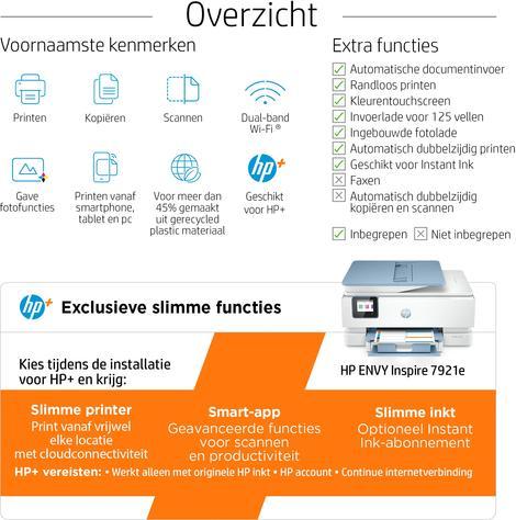 Actual product image HP Envy Inspire 7921e (Ink, Colour)