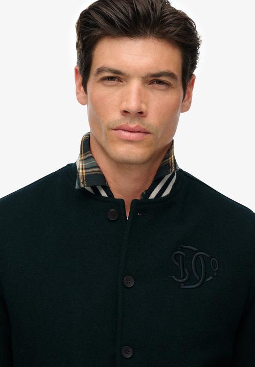 Actual product image Superdry Varsity Monogram Wool Bomber Jacket (3XL)