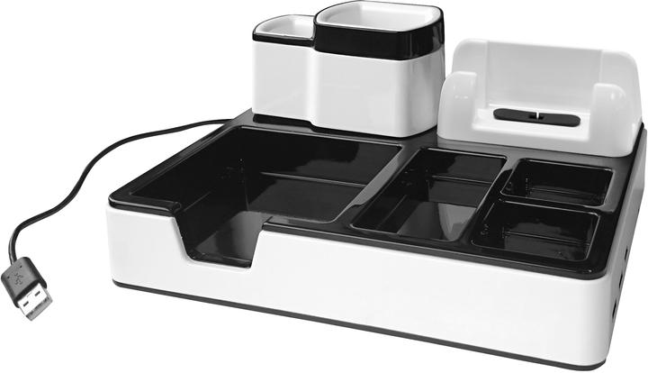 Actual product image Magni Desk organiser 3 USB charging ports