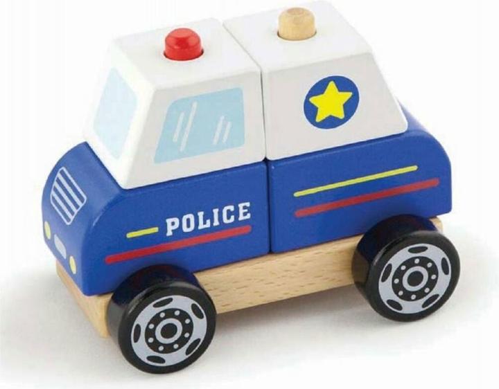 Actual product image Viga Toys Plug in game police car
