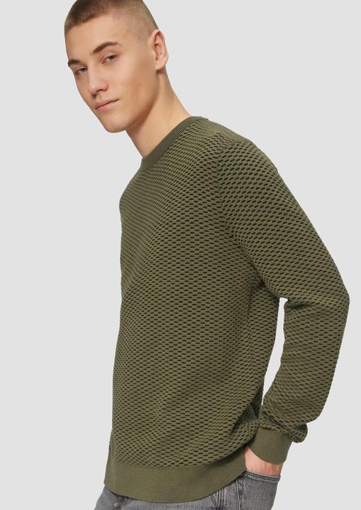 Produktbild S.Oliver Strickpullover Strickpullover mit Wabenstruktur (L)