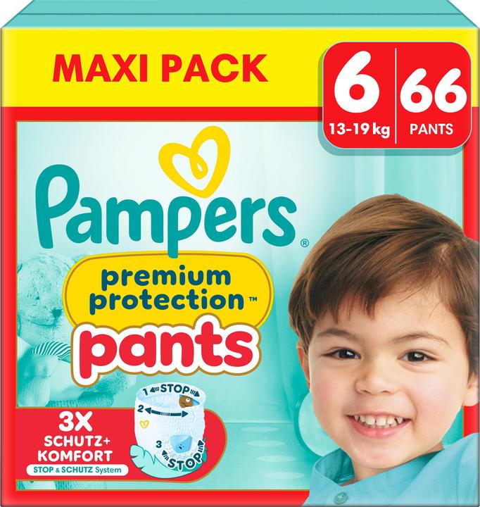 Immagine prodotto Pampers Premium Protection Pants (Dimensione 6, Pacco mensile, 66 Pezzo/i)