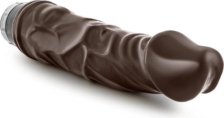 Actual product image Blush Dr. Skin â Cock Vibe no6 vibrator â chocolate