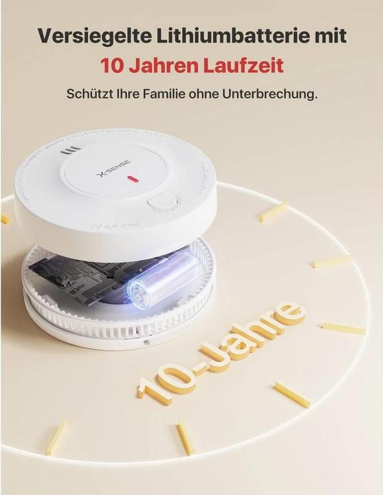 Actual product image X-Sense Optical smoke alarm with integrated siren 10 pcs.