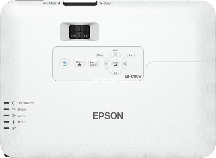 Image du produit Epson Eb-1780w (WXGA, 3000 lm, 1.04 - 1.26:1)