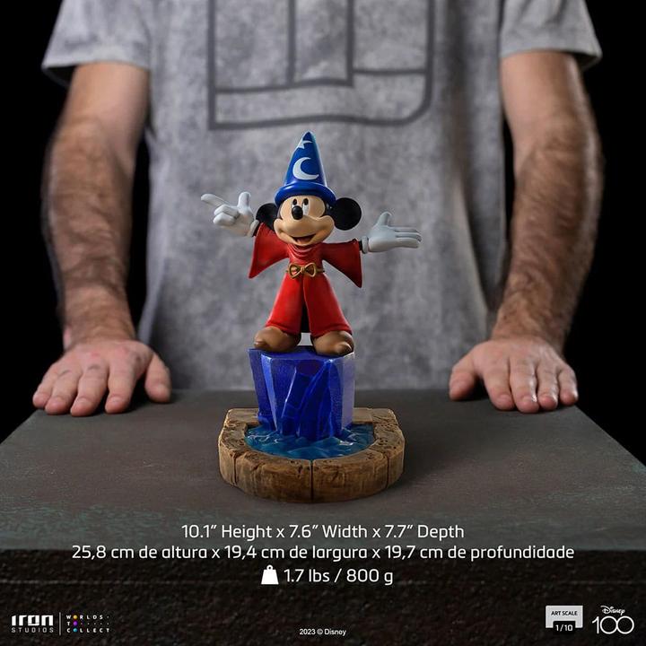 Produktbild Iron Studios Disney statuette Art Scale Deluxe 1/10 Mickey Fantasia Deluxe 51 cm