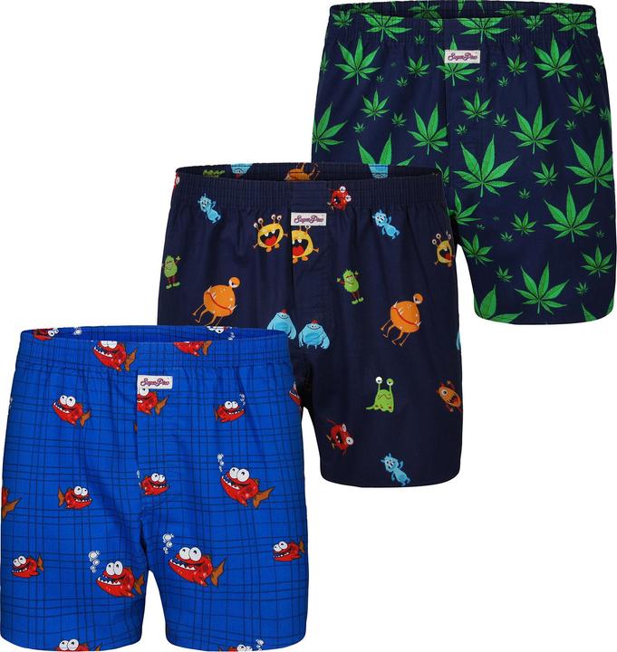 Immagine prodotto Sugar Pine Boxer con motivo stampato (M, confezione da 3)