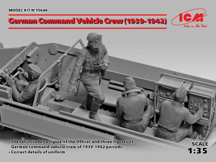 Produktbild ICM German Command Vehicle Crew (1939-1942) (4 figures)