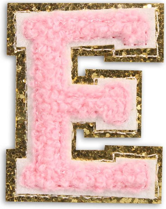 Actual product image PhoneLook Sticker Sticker for mobile/tablet/computer 3D embroidered letter E