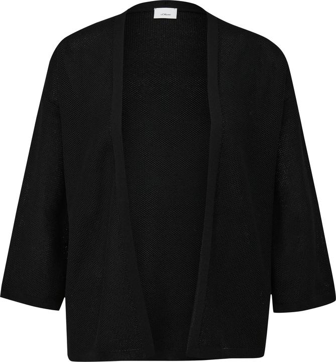 Actual product image s.Oliver Strickjacke Strickjacke mit Lochstruktur (M)
