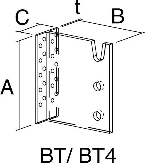 Produktbild Simpson Sst Balkenträger (1 Stk.)