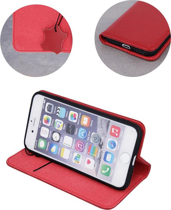 Productafbeelding OEM Echt lederen Smart Pro hoesje voor iPhone 11 kastanjebruin (Apple iPhone 11)