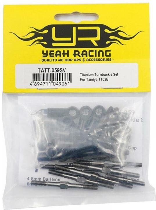 Produktbild Yeah Racing Titanium Turnbuckle Set Tamiya TT-02B