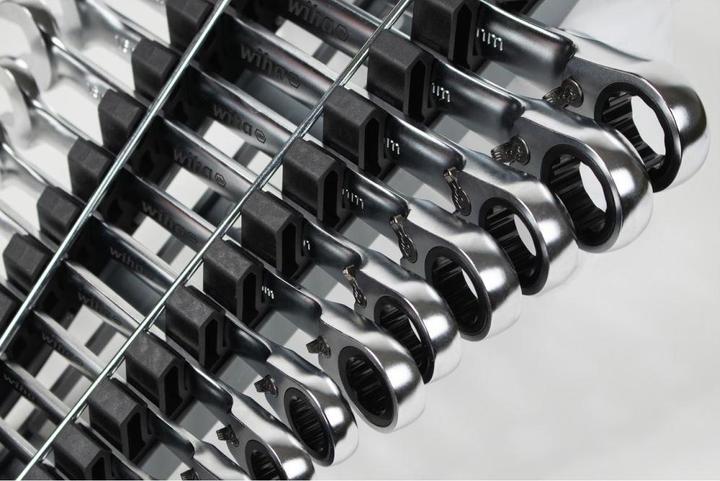 Actual product image Wiha Ringratschen-Gabelschlüssel Set (19 mm, 12 mm, 14 mm, 16 mm, 10 mm, 18 mm, 17 mm, 11 mm, 15 mm, 8 mm, 9 mm, 13 mm)