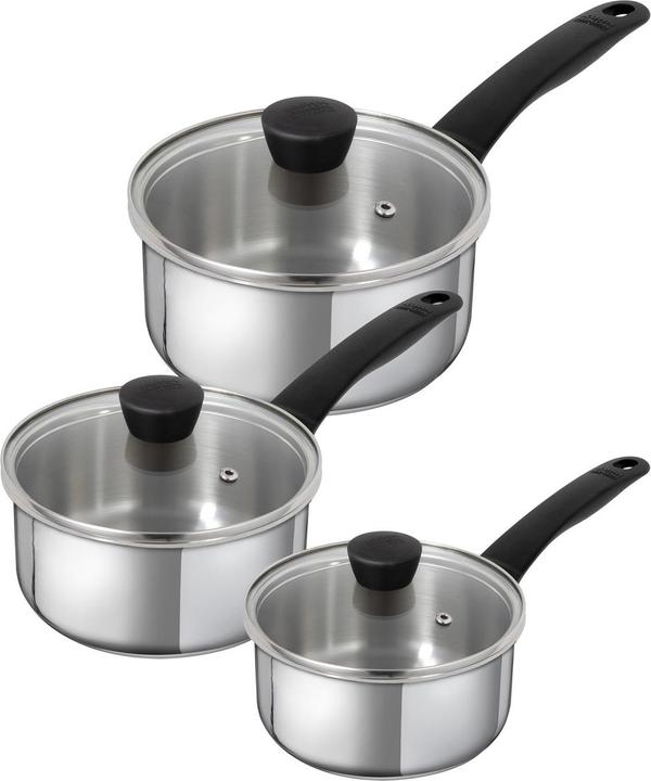 Kuhn Rikon Classic Set (20 cm, Casserole à manche, Acier inoxydable)