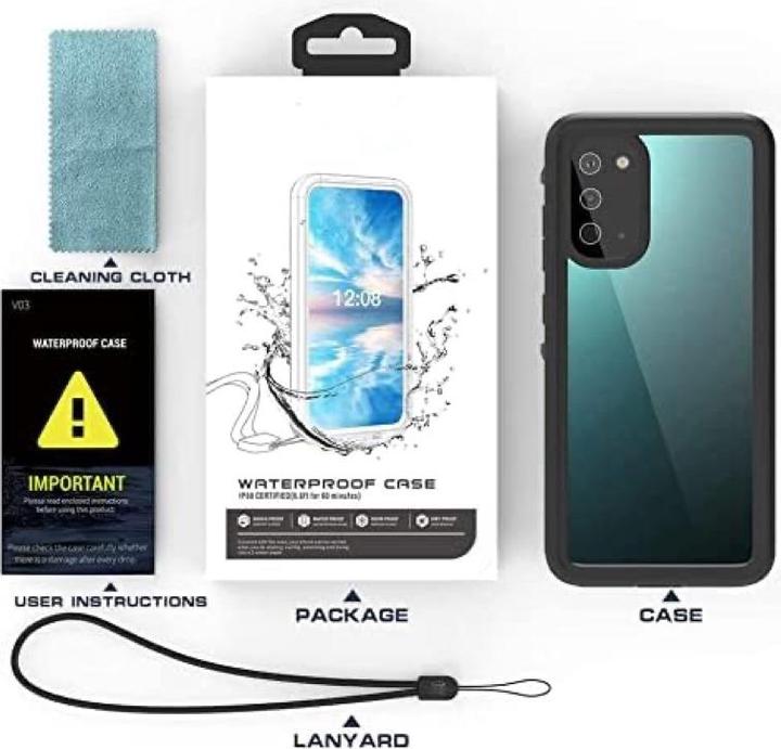 Produktbild Redpepper Samsung S20 - Dot Series Outdoor Case, IP68, MagSafe, wasserdicht, Schwarz (Samsung Galaxy S20, Samsung Galaxy S20 5G)